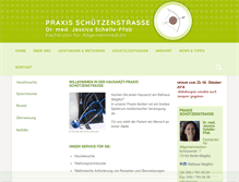 Tablet Screenshot of praxis-schuetzenstr.de